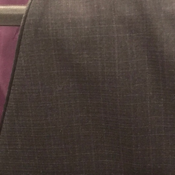 Inc. Vest. Grey flannel check. Large 44R. Like new - Picture 2 of 3